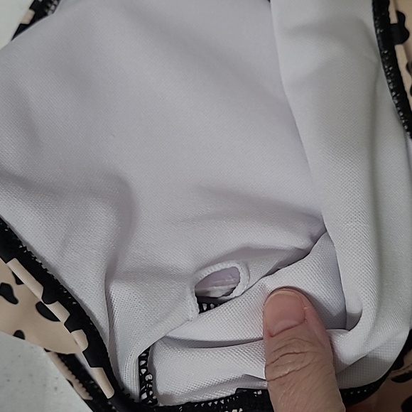 💥3for$12💥 Shein women's Leopard Print One-Piece Swimsuit Size 0XL - Picture 3 of 5